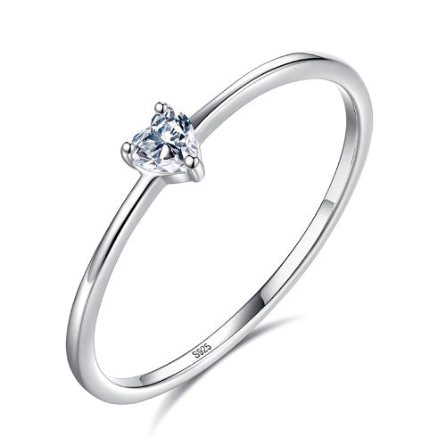 Classy Women 0.25ct Heart Engagement Ring | Ring - Classy Women Collection