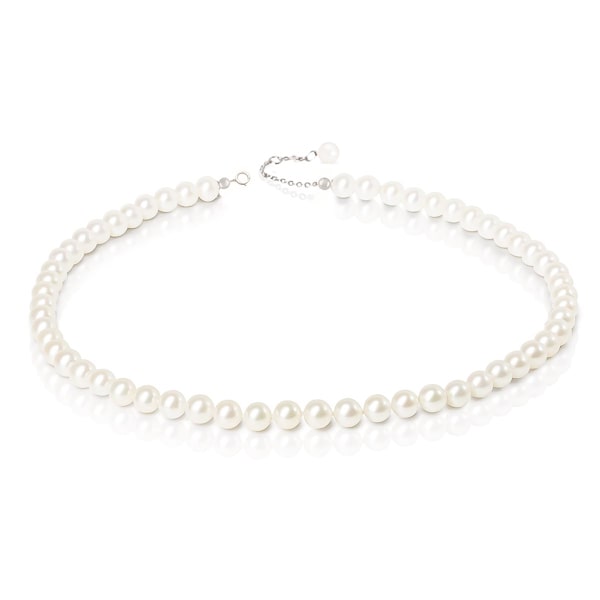 6-7mm freshwater pearl choker necklace