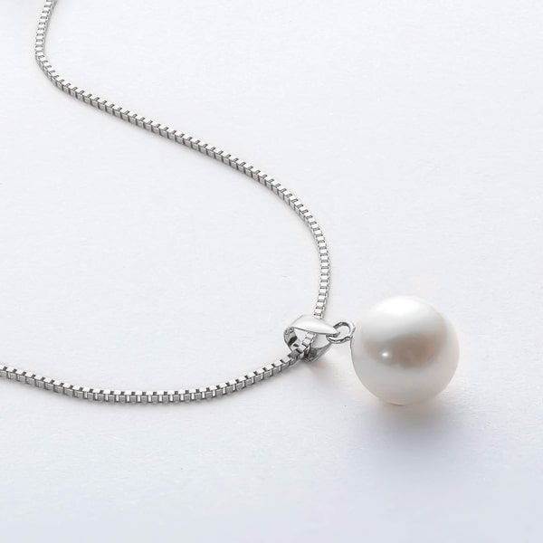9-10mm freshwater pearl pendant necklace details