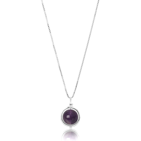 Amethyst pendant necklace
