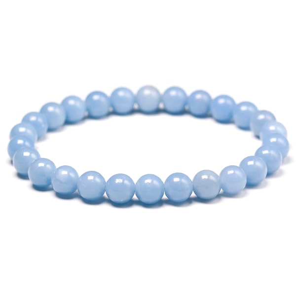 Beaded Angelite bracelet