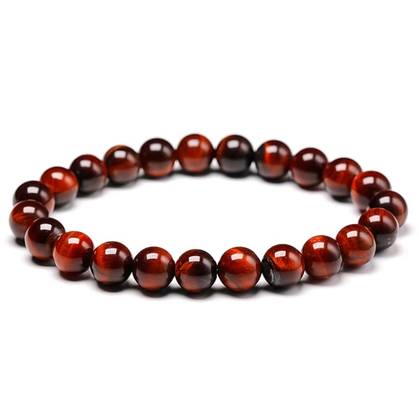 Beaded Red Tiger Eye bracelet