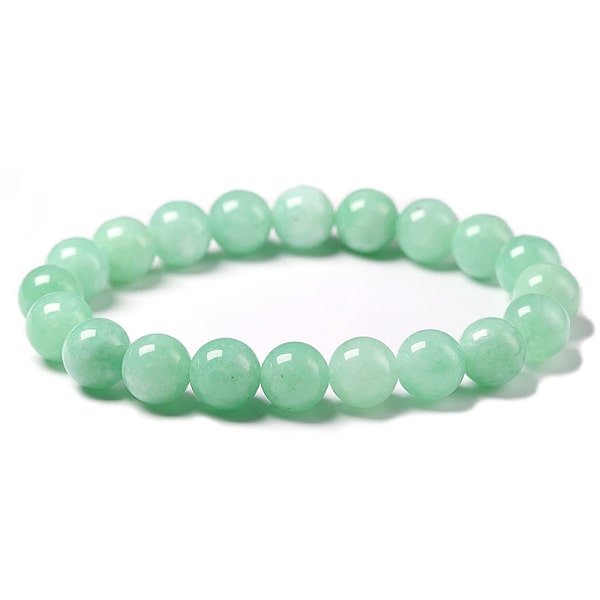 Beaded jade bracelet