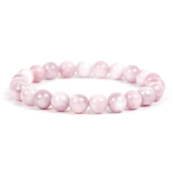 Beaded kunzite bracelet