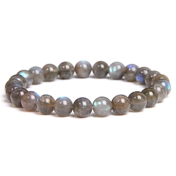 Beaded labradorite bracelet