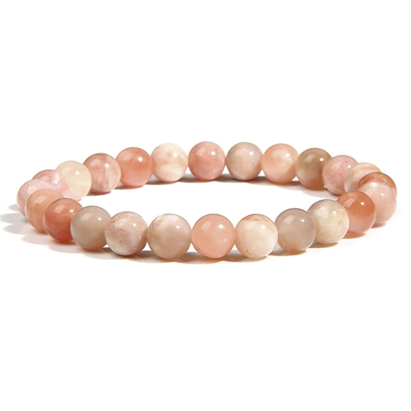 Beaded sunstone bracelet