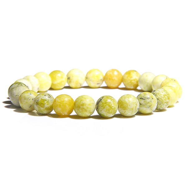 Beaded yellow turquoise bracelet