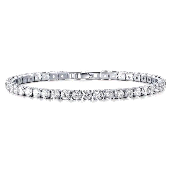 Cubic Zirconia Round Tennis Bracelet