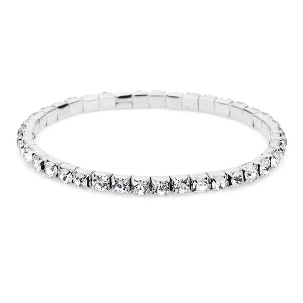 Elastic Crystal Tennis Anklet