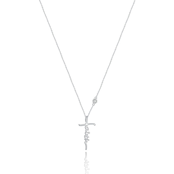 Faith cross necklace