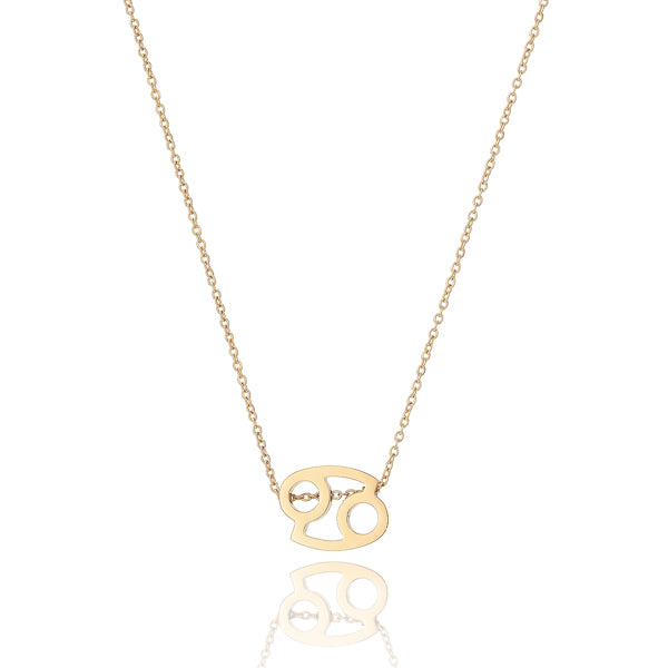 Gold Cancer necklace