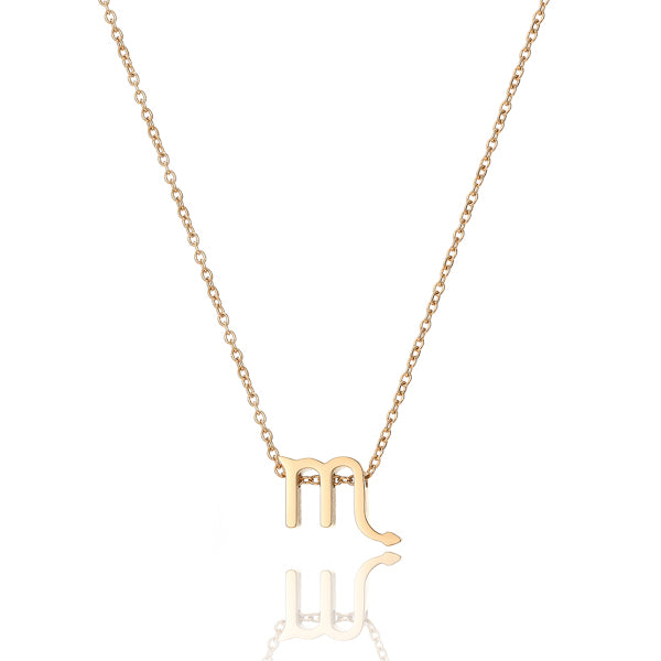 Gold Scorpio necklace