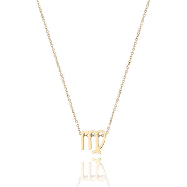 Gold Virgo necklace