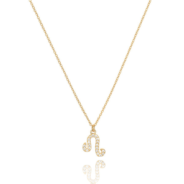 Gold vermeil Leo necklace