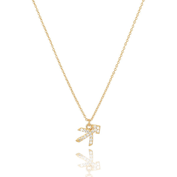 Gold vermeil Sagittarius necklace