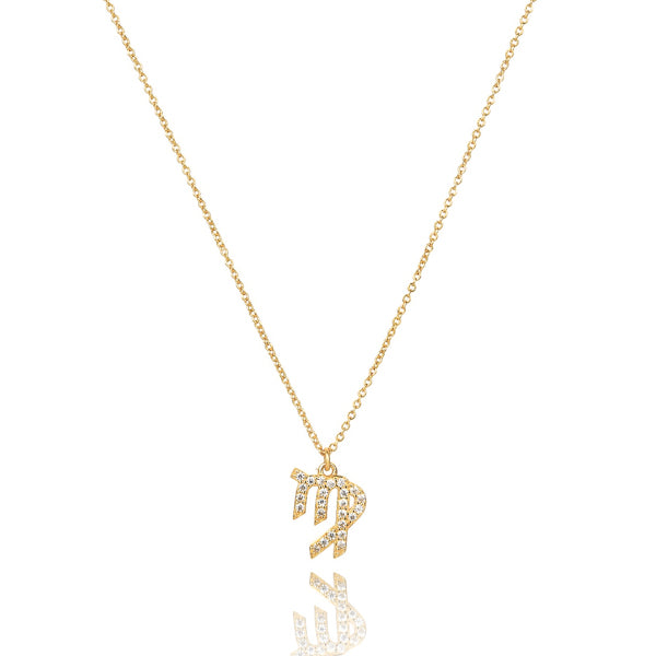 Gold vermeil Virgo necklace
