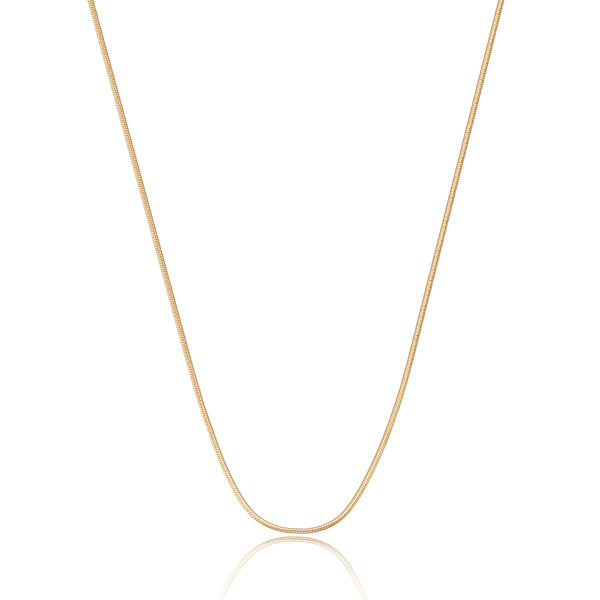 Gold vermeil snake chain necklace