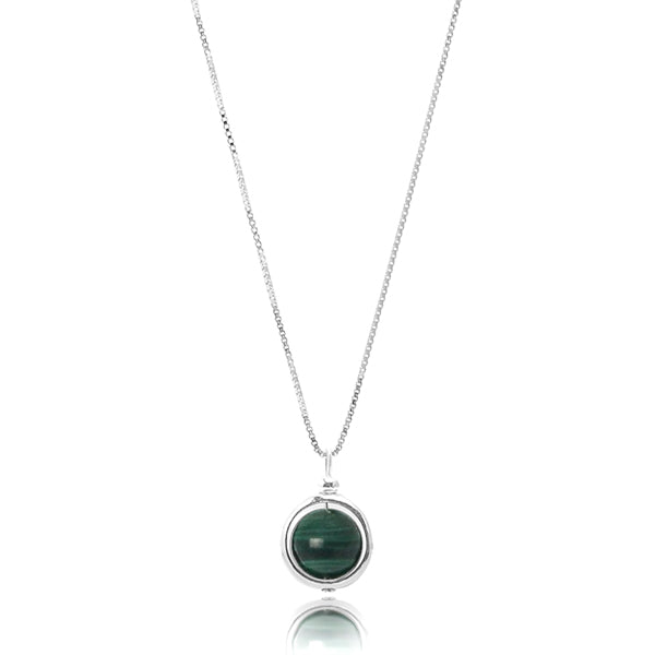 Malachite pendant necklace