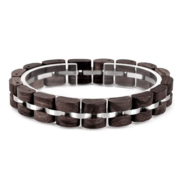 Natural black walnut wood bracelet