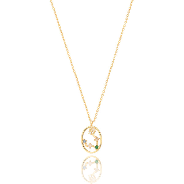 Pisces constellation necklace