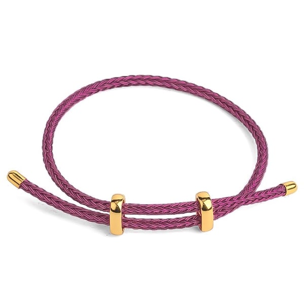 Purple elegant rope bracelet