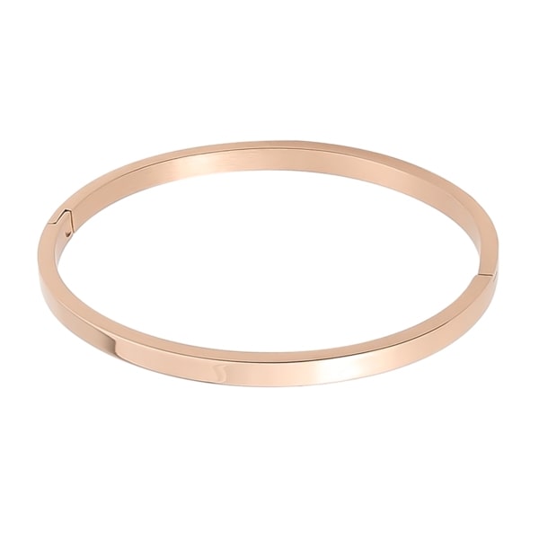 4mm rose gold bangle bracelet