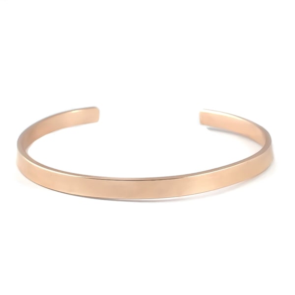 Rose gold cuff bracelet