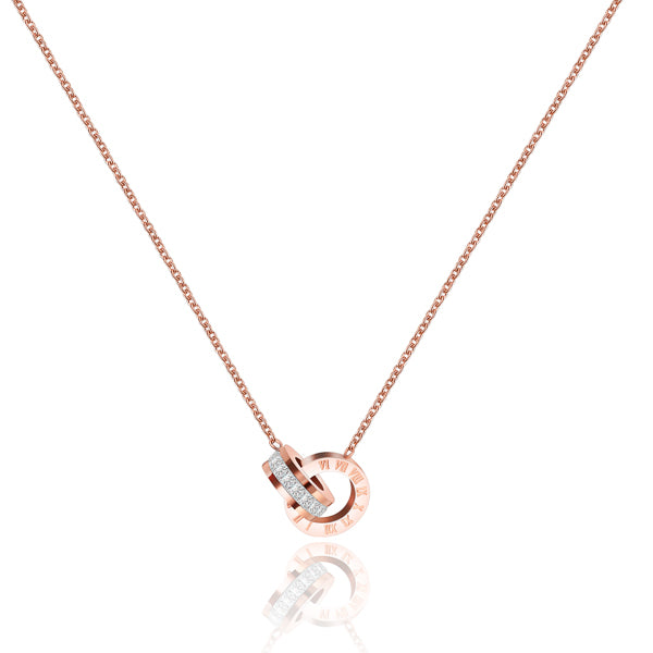Rose gold timeless beauty necklace