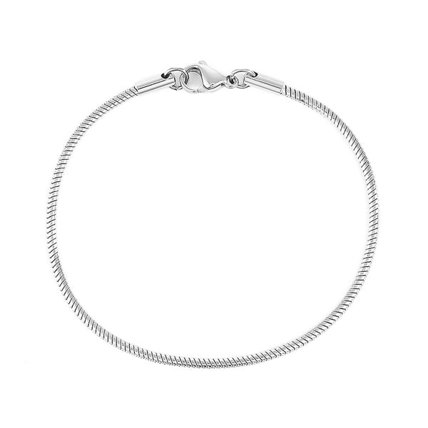 Silver-Snake-Chain-Bracelet