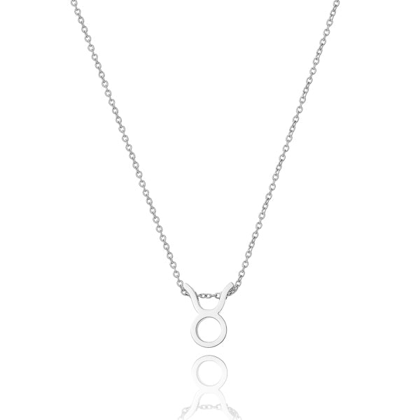 Silver Taurus necklace