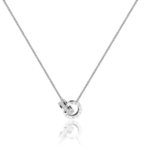 Silver timeless beauty necklace