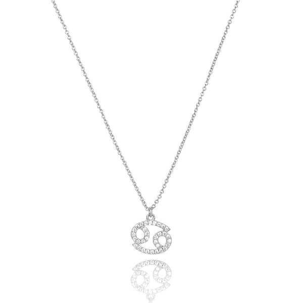 Sterling silver Cancer necklace