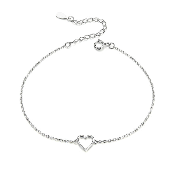 Sterling silver heart bracelet