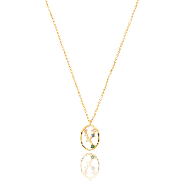 Taurus constellation necklace