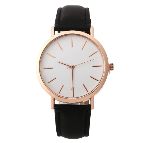 Orologio pulito da donna di classe nero