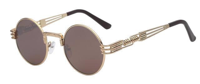 Classy Women Round Brown Sunglasses | sunglasses - Classy Women Collection