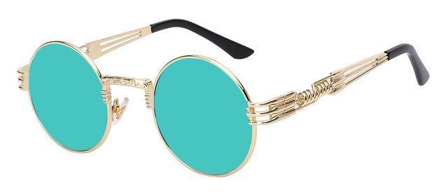 Classy Women Round Green Sunglasses | sunglasses - Classy Women Collection