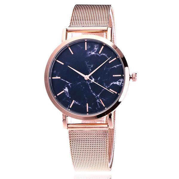 Classy Women Simple Marble Watch Rose Gold | watches - Classy Women Collection