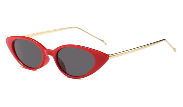 Classy Women Red/Gold Cat Eye Sunglasses | sunglasses - Classy Women Collection