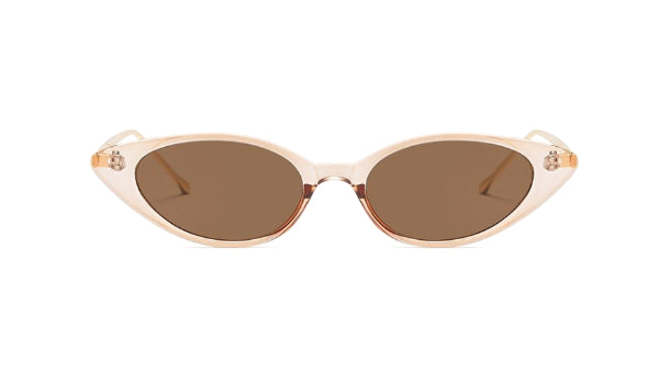 Classy Women Transparent Gold Cat Eye Sunglasses | sunglasses - Classy Women Collection
