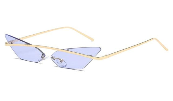 Classy Women Rimless Cat Eye Sunglasses | sunglasses - Classy Women Collection