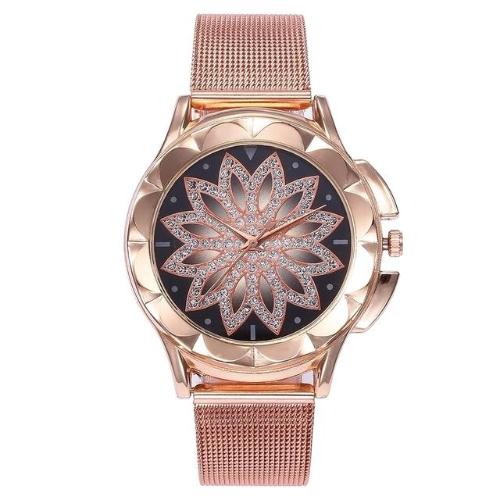 Classy Women Rose Gold Flower Watch | watches - Classy Women Collection