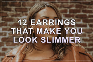 12 Earrings That Make Your Face Look Slimmer