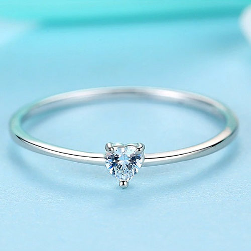 Classy Women 0.25ct Heart Engagement Ring | Ring - Classy Women Collection