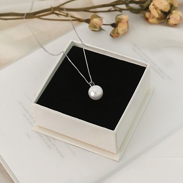 12-13mm freshwater pearl pendant necklace details