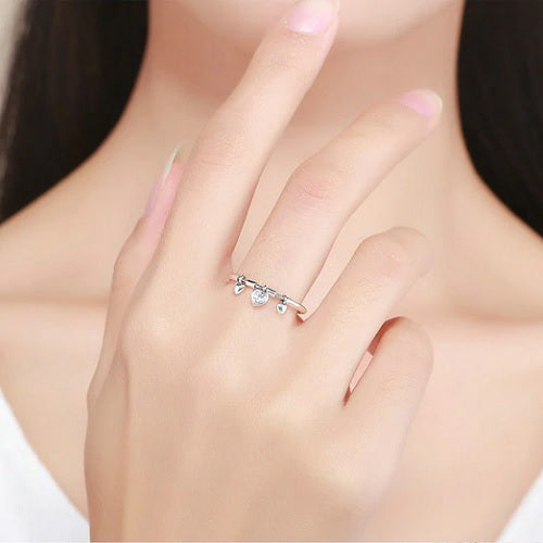 Classy Women Silver 3-Heart Ring | Ring - Classy Women Collection
