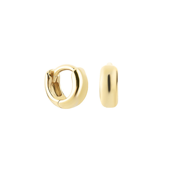 5mm gold huggie hoop earrings