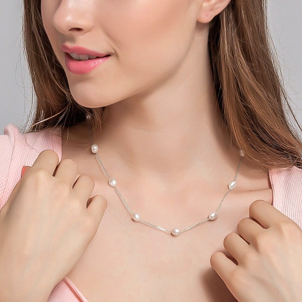 6-7mm Freshwater Pearl Choker Necklace | Classy Women Collection