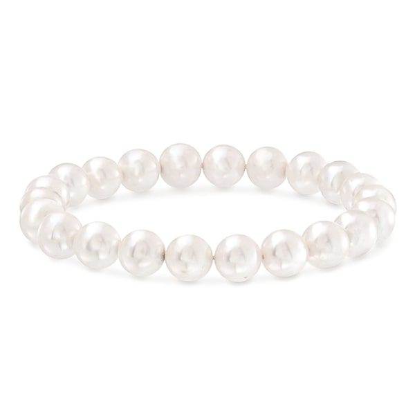 Cultured Freshwater Pearl Bracelet in Sterling Silver (8.5-9mm pearls) –  Day's Jewelers