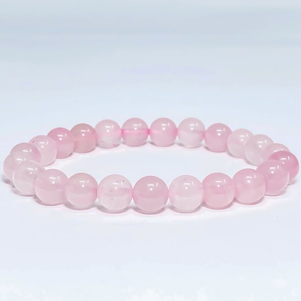 Beaded rubellite pink tourmaline bracelet close up details